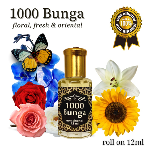 Parfum 1000 Bunga dari Arabic Scent untuk Unisex dengan aroma 