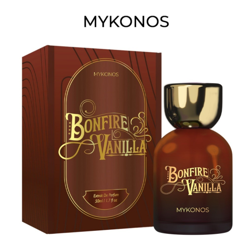 Parfum Bonfire Vanilla dari Mykonos untuk Unisex dengan aroma 