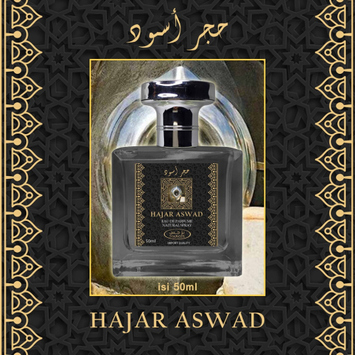 Parfum Hajar Aswad dari Arabic Scent untuk Unisex dengan aroma 